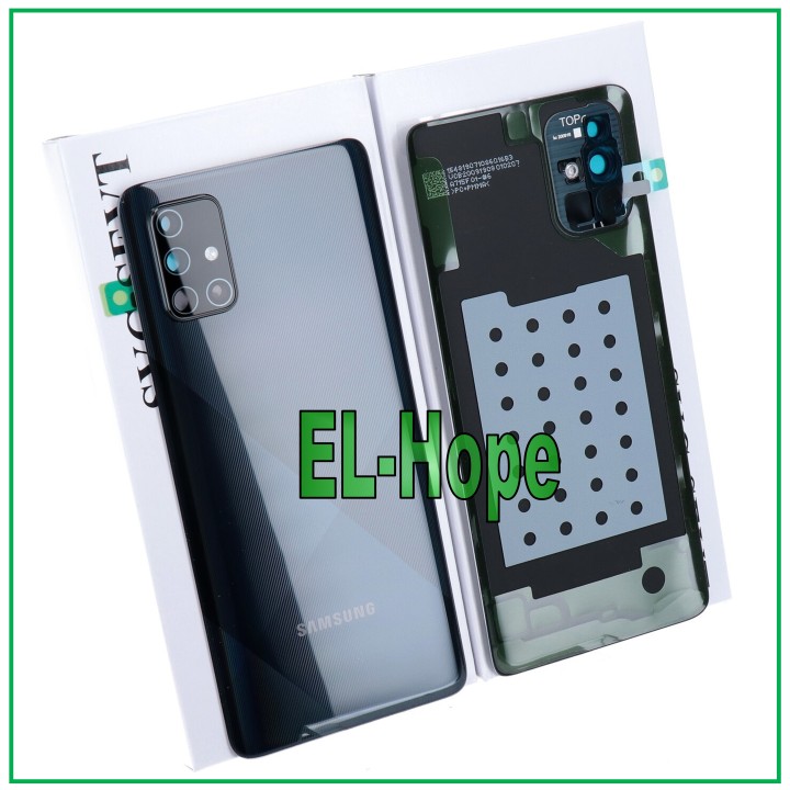 ORIGINAL SAMSUNG GALAXY A71 SM-A715 BATTERY COVER BLACK BACK COVER