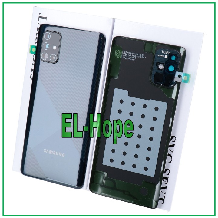 ORIGINAL SAMSUNG GALAXY A71 SM-A715 BATTERY COVER BLACK BACK COVER