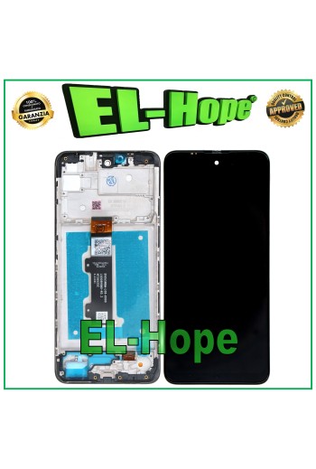 LCD DISPLAY + FRAME FOR MOTOROLA MOTO E40 XT2159 XT-2159 TOUCH SCREEN BLACK GLASS