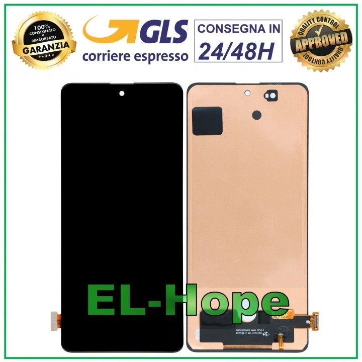 TFT LCD DISPLAY FOR SAMSUNG GALAXY A71 SM A715 / M51 M515 F TOUCH SCREEN GLASS