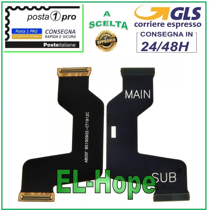 FLAT FLEX CONNECTION MOTHERBOARD LCD CHARGING PCB SAMSUNG GALAXY A80 SM-A805F