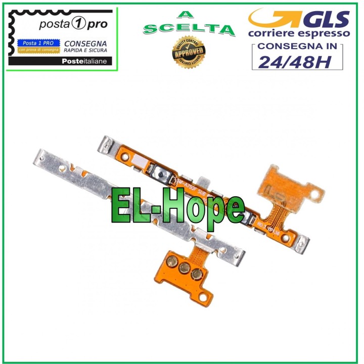FLAT FLEX VOLUME KEY SAMSUNG GALAXY A7 2018 SM-A750F SM A750 SIDE KEYS