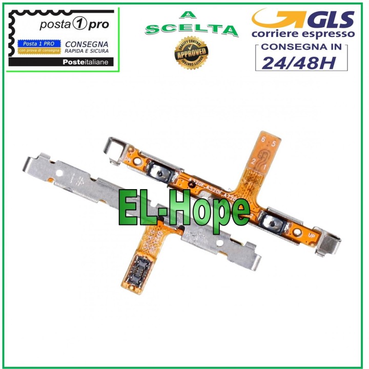 FLAT FLEX VOLUME KEY SAMSUNG GALAXY A5 2017 SM-A520F SM A520 SIDE KEYS