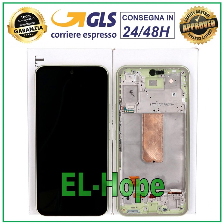 ORIGINAL TOUCH LCD DISPLAY SAMSUNG A54 5G 2023 SM-A546 GREEN FRAME GH82-31231C