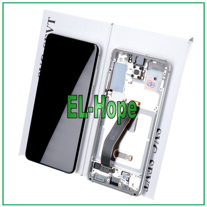 ORIGINAL FRAME DISPLAY SAMSUNG S20 SM-G980 G981 TOUCH SCREEN WHITE GH82-22123B