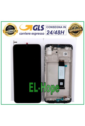LCD DISPLAY + ORIGINAL FRAME XIAOMI POCO M3 M2010J19CG M2010J19CT TOUCH BLACK