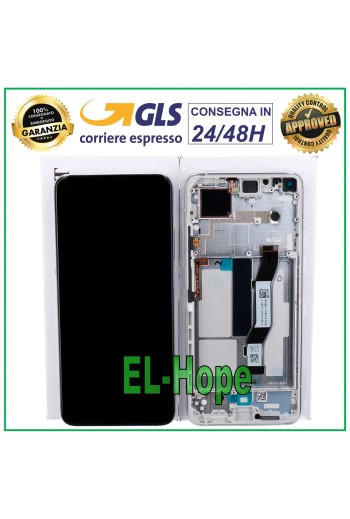 ORIGINAL FRAME LCD DISPLAY XIAOMI Mi 10T /10T Pro REDMI K30S TOUCH SILVER GLASS