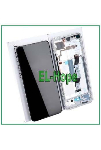 ORIGINAL FRAME LCD DISPLAY XIAOMI Mi 10T /10T Pro REDMI K30S TOUCH SILVER GLASS