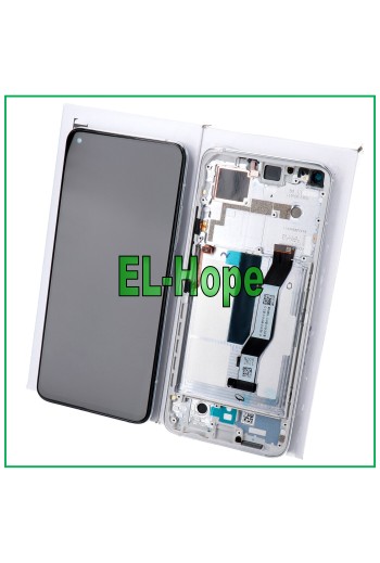 ORIGINAL FRAME LCD DISPLAY XIAOMI Mi 10T /10T Pro REDMI K30S TOUCH SILVER GLASS
