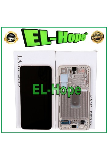 TOUCH DISPLAY + LCD ORIGINAL SAMSUNG GALAXY S23 5G 2023 SM-S911 CREAM / BEIGE