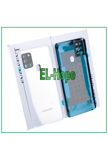 ORIGINAL SAMSUNG GALAXY A21S SM-A217 BATTERY COVER WHITE BACK COVER