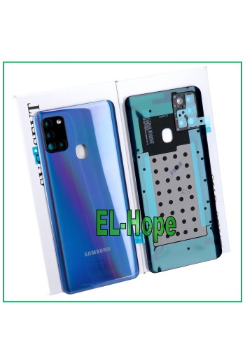 ORIGINAL SAMSUNG GALAXY A21S SM-A217 BATTERY COVER BACK COVER BLUE
