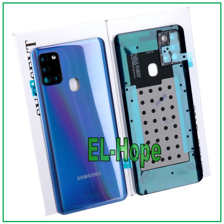 ORIGINAL SAMSUNG GALAXY A21S SM-A217 BATTERY COVER BACK COVER BLUE