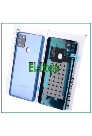 ORIGINAL SAMSUNG GALAXY A21S SM-A217 BATTERY COVER BACK COVER BLUE