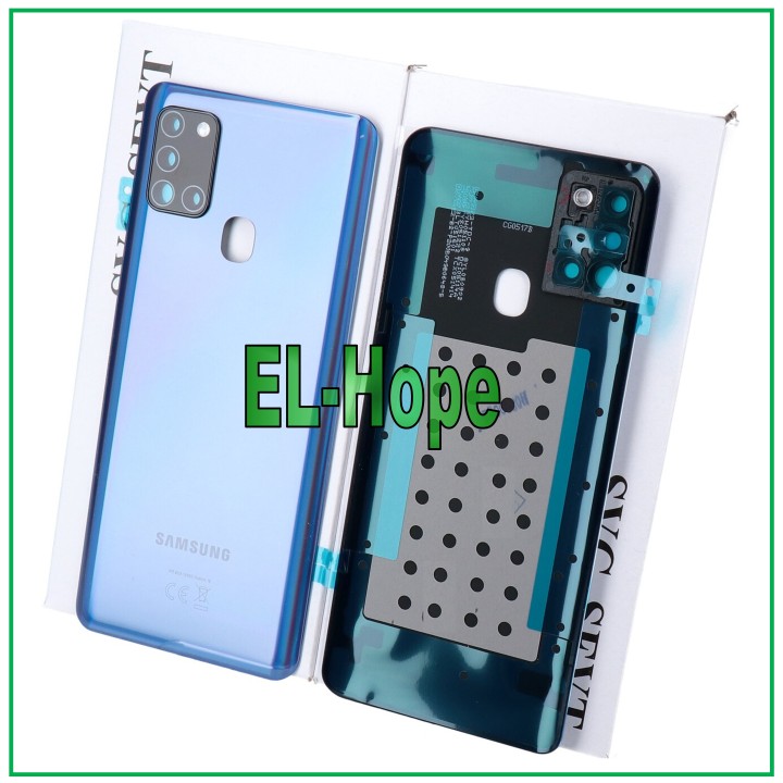 ORIGINAL SAMSUNG GALAXY A21S SM-A217 BATTERY COVER BACK COVER BLUE