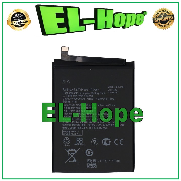 BATTERY C11P1806 FOR ASUS ZENFONE 6 2019 ZS630KL ZA007RU i01WD ORIGINAL