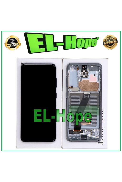 LCD DISPLAY + ORIGINAL FRAME SAMSUNG GALAXY S20 SM-G980 G981 TOUCH BLACK GRAY
