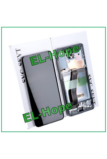 LCD DISPLAY + ORIGINAL FRAME SAMSUNG GALAXY S20 SM-G980 G981 TOUCH BLACK GRAY