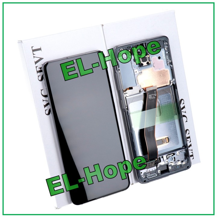 ORIGINAL FRAME DISPLAY SAMSUNG S20 SM-G980 G981 TOUCH BLACK GRAY GH82-22123A