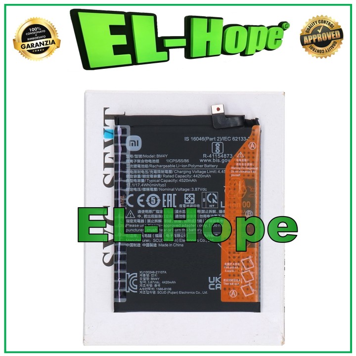 BATTERY BM4Y ORIGINAL SERVICE XIAOMI POCO F3 Mi 11i / 11X PRO K40 4520 mAh