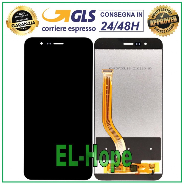 DISPLAY FOR HUAWEI HONOR 8 PRO DUK-L09 AL20 V9 DUK-TL30 TOUCH SCREEN BLACK GLASS