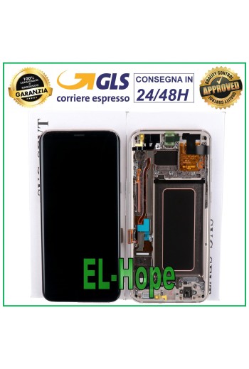 ORIGINAL FRAME LCD DISPLAY SAMSUNG GALAXY S8 PLUS SM-G955 TOUCH SCREEN GOLD
