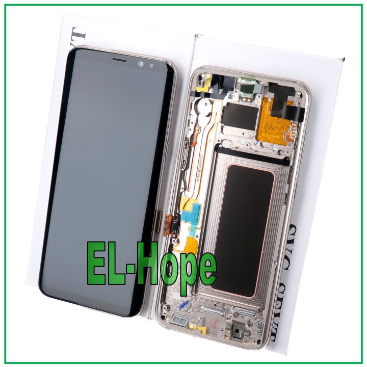 ORIGINAL FRAME DISPLAY SAMSUNG S8 PLUS SM-G955 TOUCH GOLD ORO GH97-20470F