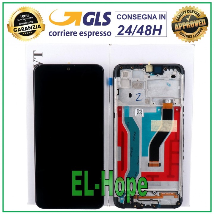 ORIGINAL DISPLAY SAMSUNG A10S SM-A107 F/DS TOUCH SCREEN BLACK GLASS GH81-17482A