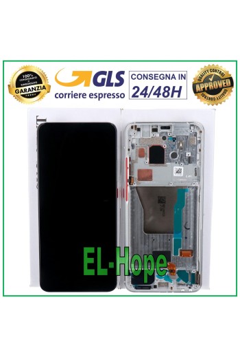 ORIGINAL LCD DISPLAY + FRAME XIAOMI POCO F2 PRO M2004J11G TOUCH GLASS WHITE