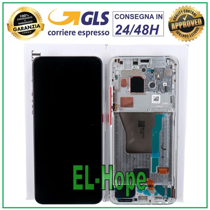 ORIGINAL LCD DISPLAY + FRAME XIAOMI POCO F2 PRO M2004J11G TOUCH GLASS WHITE