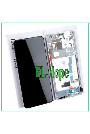 ORIGINAL LCD DISPLAY + FRAME XIAOMI POCO F2 PRO M2004J11G TOUCH GLASS WHITE