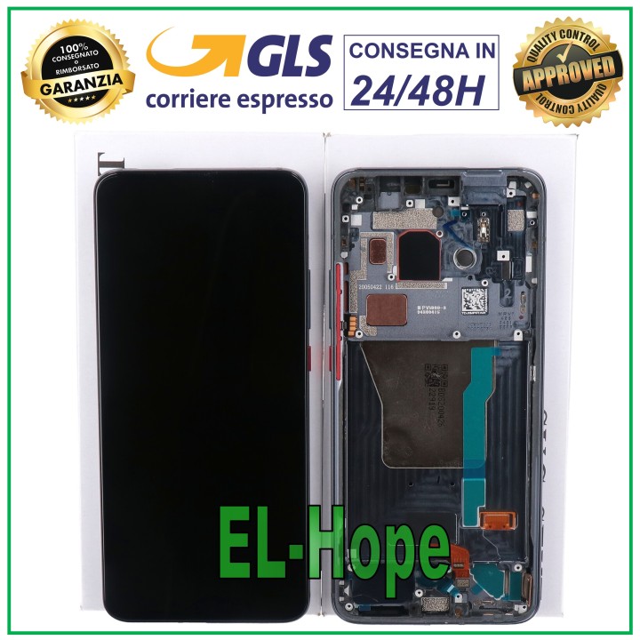 ORIGINAL LCD DISPLAY FRAME XIAOMI POCO F2 PRO M2004J11G TOUCH SCREEN GLASS BLACK