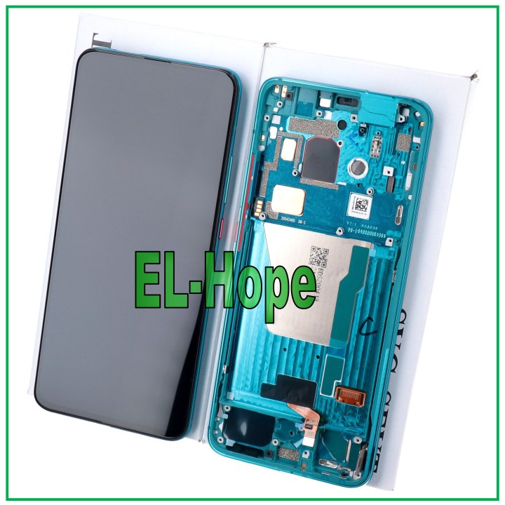 ORIGINAL LCD DISPLAY FRAME XIAOMI POCO F2 PRO M2004J11G TOUCH GLASS GREEN GREEN