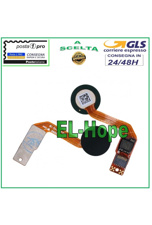 FLAT FINGERPRINT SENSOR KEY HUAWEI MATE 20 HMA-L09 L29 BLACK