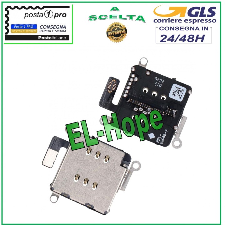 NANO SIM CARD READER FOR APPLE IPHONE 11 FLAT FLEX 821-02089-A