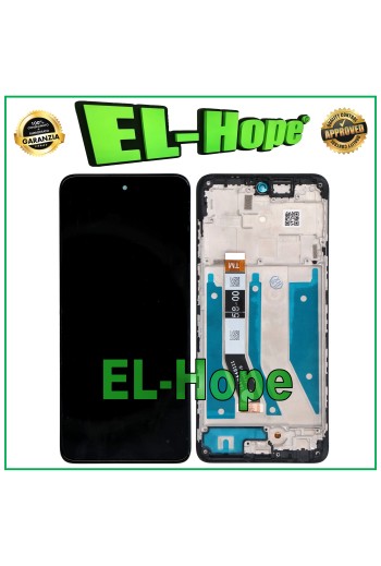 LCD DISPLAY + FRAME FOR MOTOROLA MOTO G73 5G XT2237 TOUCH SCREEN BLACK GLASS