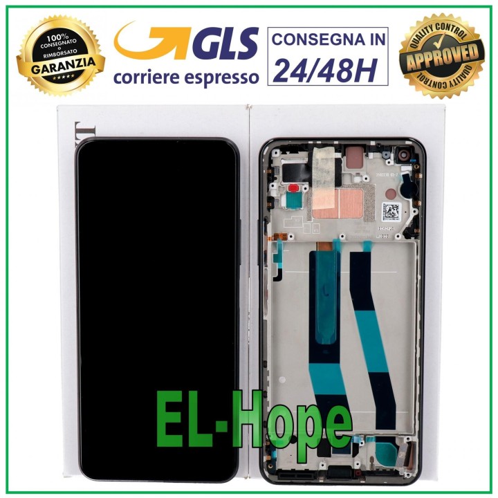 ORIGINAL DISPLAY + FRAME XIAOMI MI 11 LITE 5G 2109119DG TOUCH SCREEN BLACK