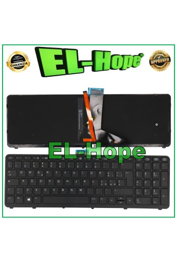 ITALIAN KEYBOARD FOR HP ZBook 15 17 G1 G2 NOTEBOOK PC BACKLIT BLACK