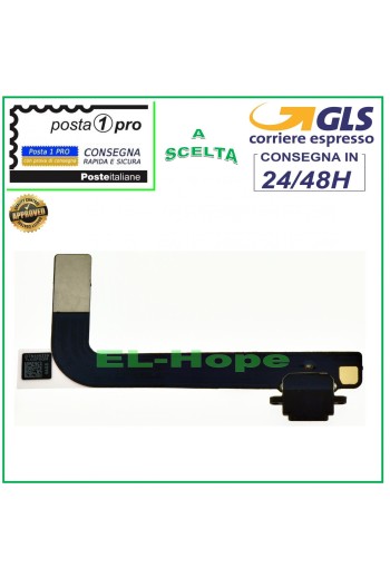 APPLE IPAD 4 CHARGING CONNECTOR A1458 A1459 A1460 CHARGING DOCK FLAT FLEX BLACK