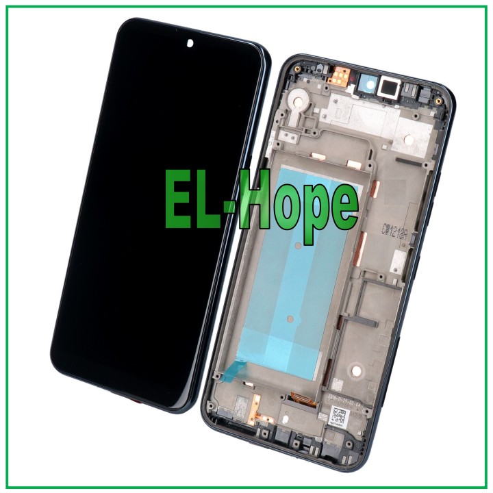 LCD DISPLAY FRAME FOR LG Q60 2019 LMX525EAW LMX525ZAW TOUCH SCREEN GLASS SCREEN
