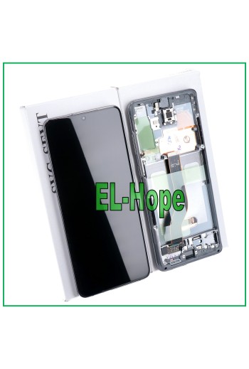 ORIGINAL FRAME LCD DISPLAY SAMSUNG GALAXY S20+ PLUS SM-G985 G986 5G TOUCH GRAY