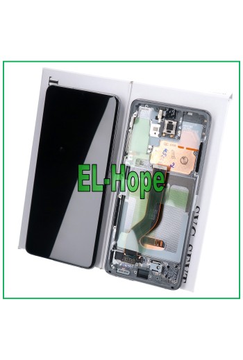 ORIGINAL FRAME LCD DISPLAY SAMSUNG GALAXY S20+ PLUS SM-G985 G986 5G TOUCH GRAY