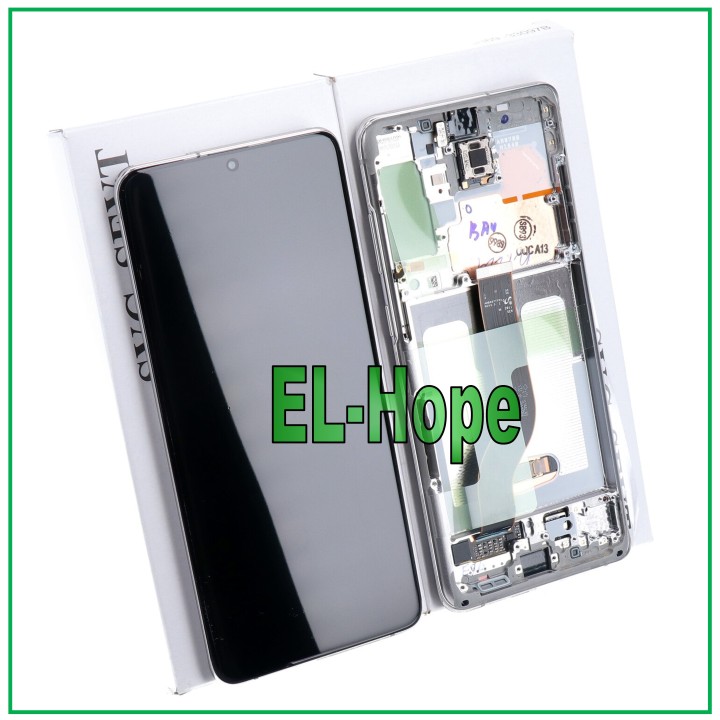 ORIGINAL FRAME DISPLAY SAMSUNG S20 PLUS SM-G985 G986 TOUCH WHITE GH82-22145B