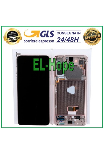 ORIGINAL LCD DISPLAY + FRAME SAMSUNG GALAXY S21 PLUS SM-G996 PURPLE TOUCH SCREEN