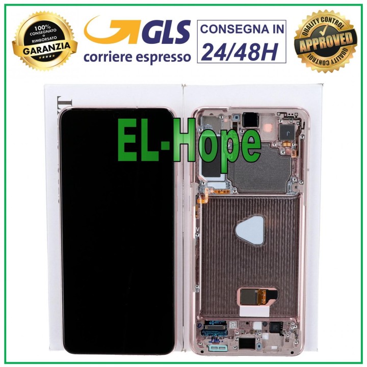 ORIGINAL RENEWED SAMSUNG S21 PLUS SM-G996 TOUCH FRAME PURPLE DISPLAY GH82-24555B