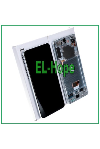 ORIGINAL DISPLAY FRAME SAMSUNG GALAXY S21+ PLUS SM-G996 TOUCH SCREEN SILVER