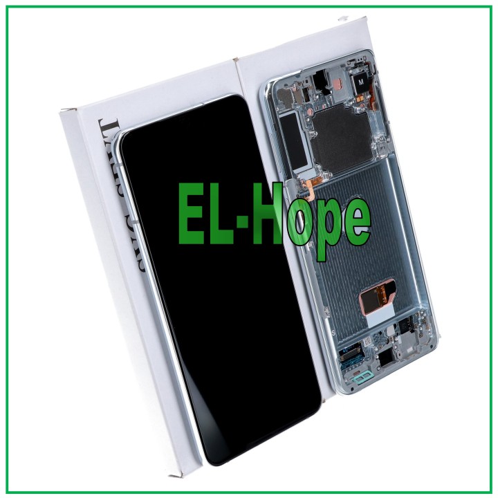 ORIGINAL DISPLAY FRAME SAMSUNG S21+ PLUS SM-G996 TOUCH SILVER GH82-24554C