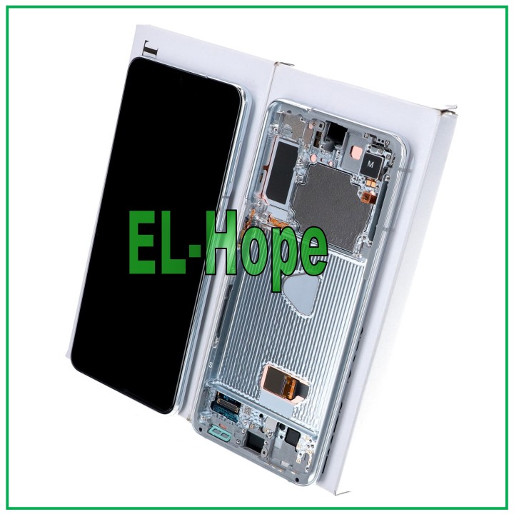 ORIGINAL DISPLAY FRAME SAMSUNG S21+ PLUS SM-G996 TOUCH SILVER GH82-24554C