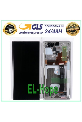 ORIGINAL DISPLAY SAMSUNG GALAXY NOTE 20 ULTRA 4G 5G SM-N985 N986 F TOUCH WHITE