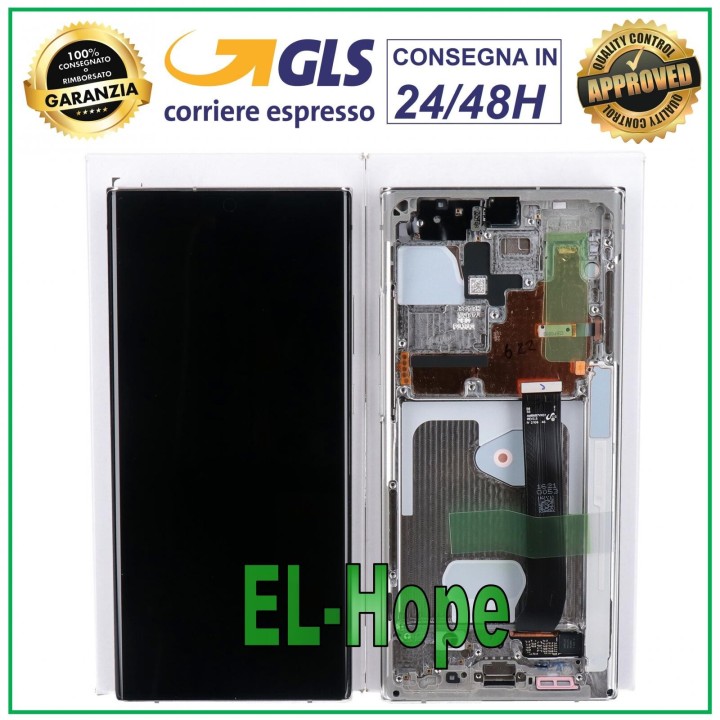 ORIGINAL DISPLAY SAMSUNG NOTE 20 ULTRA SM-N985 N986 F TOUCH WHITE GH82-23622C
